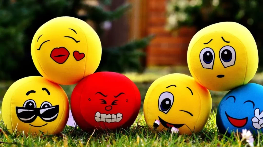 Foto de emoticones con diversas emociones