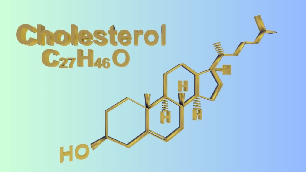 Molécula de colesterol